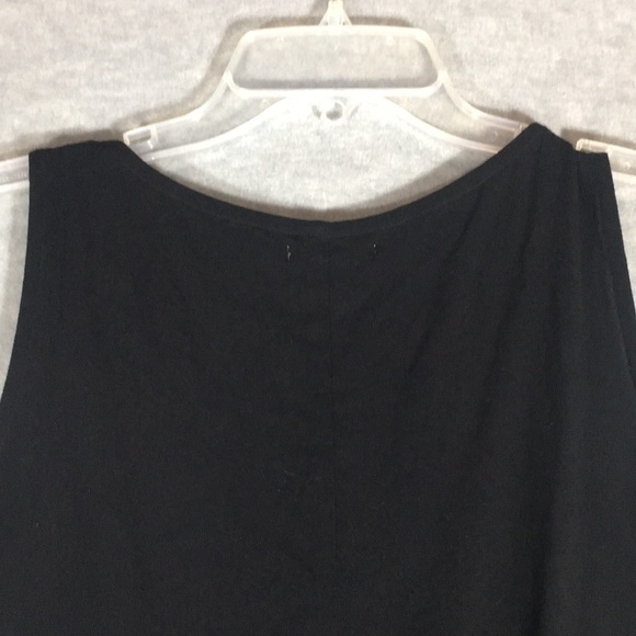 MAURICES Embroidered Summer Comfy Oversized Gauzy Sleeveless Top w:Elastic Waist - Picture 4 of 13